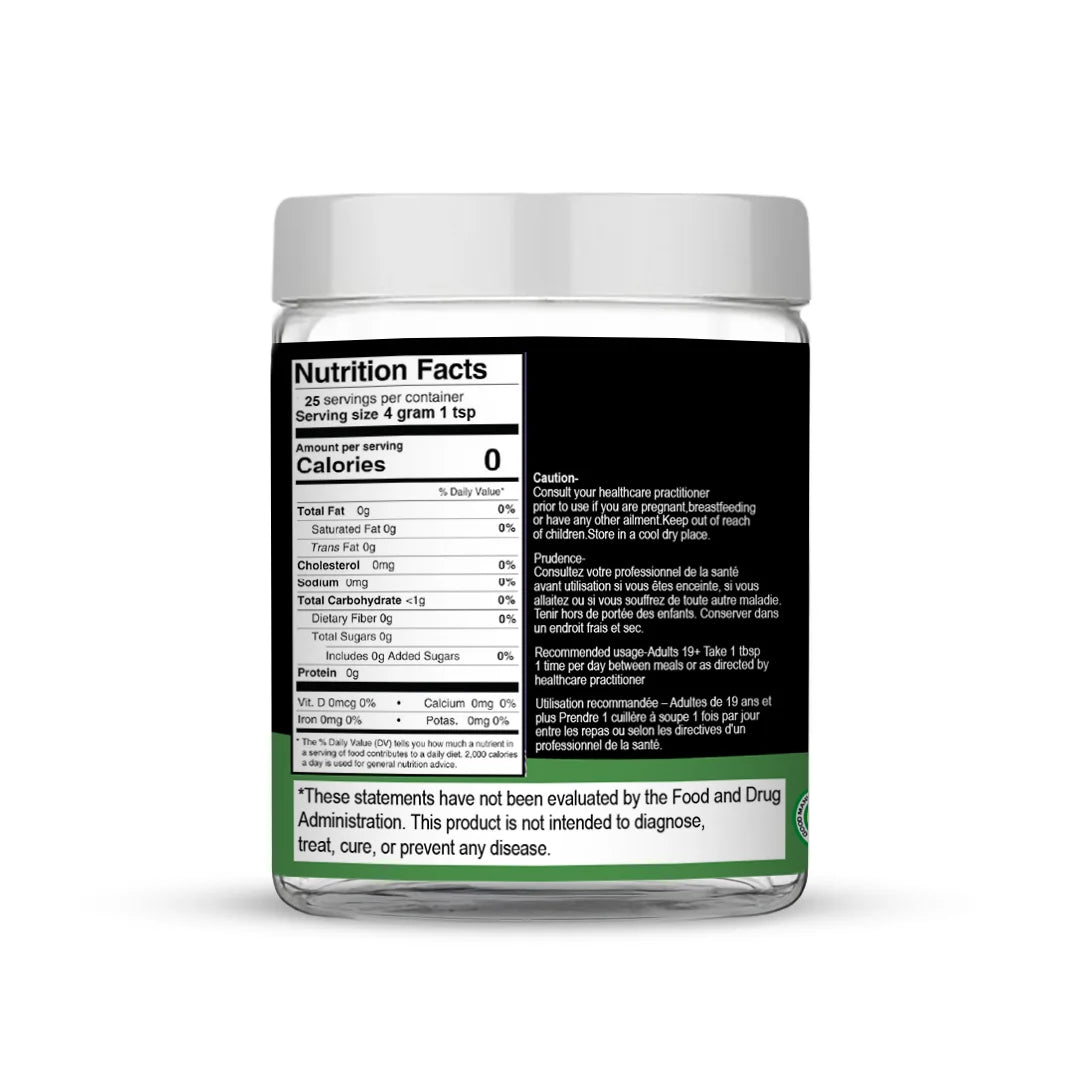 She Made Foods Stevia Leaf Powder 100g/3.5oz - Natural Sweetener - Low Glycemic