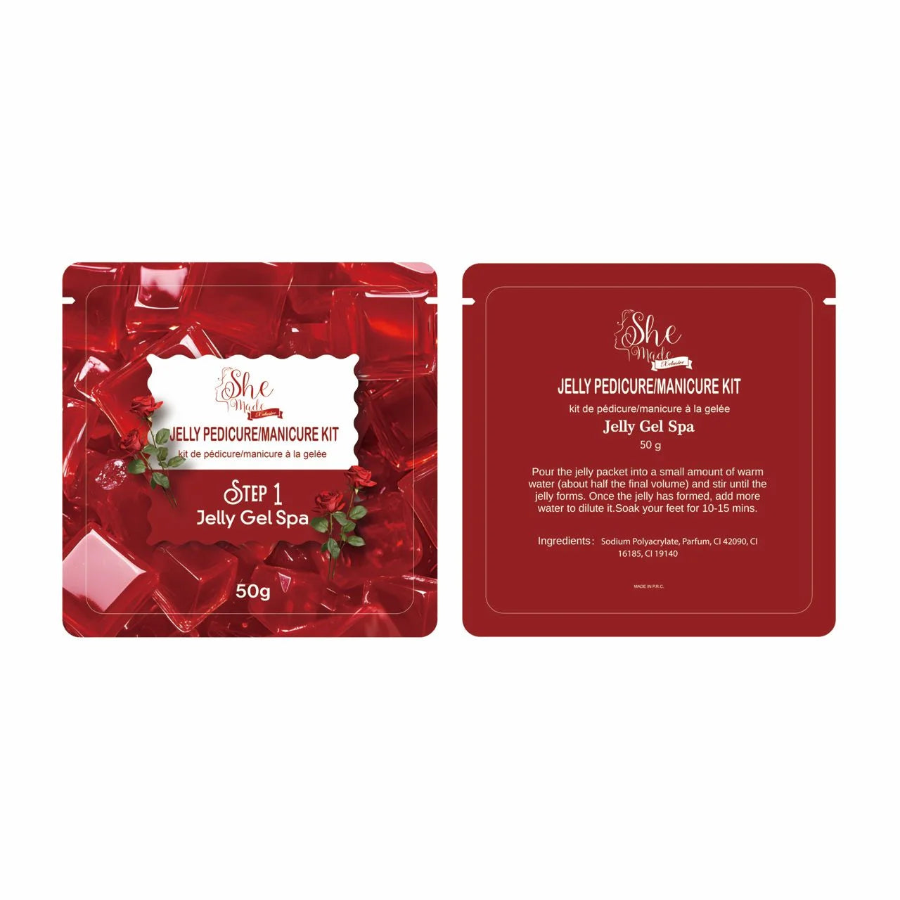 She Made Xclusive Jelly Pedicure Kit 5 step Spa