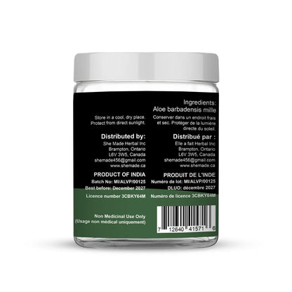She Made Foods Aloe Vera Leaf Powder 100g Jar
