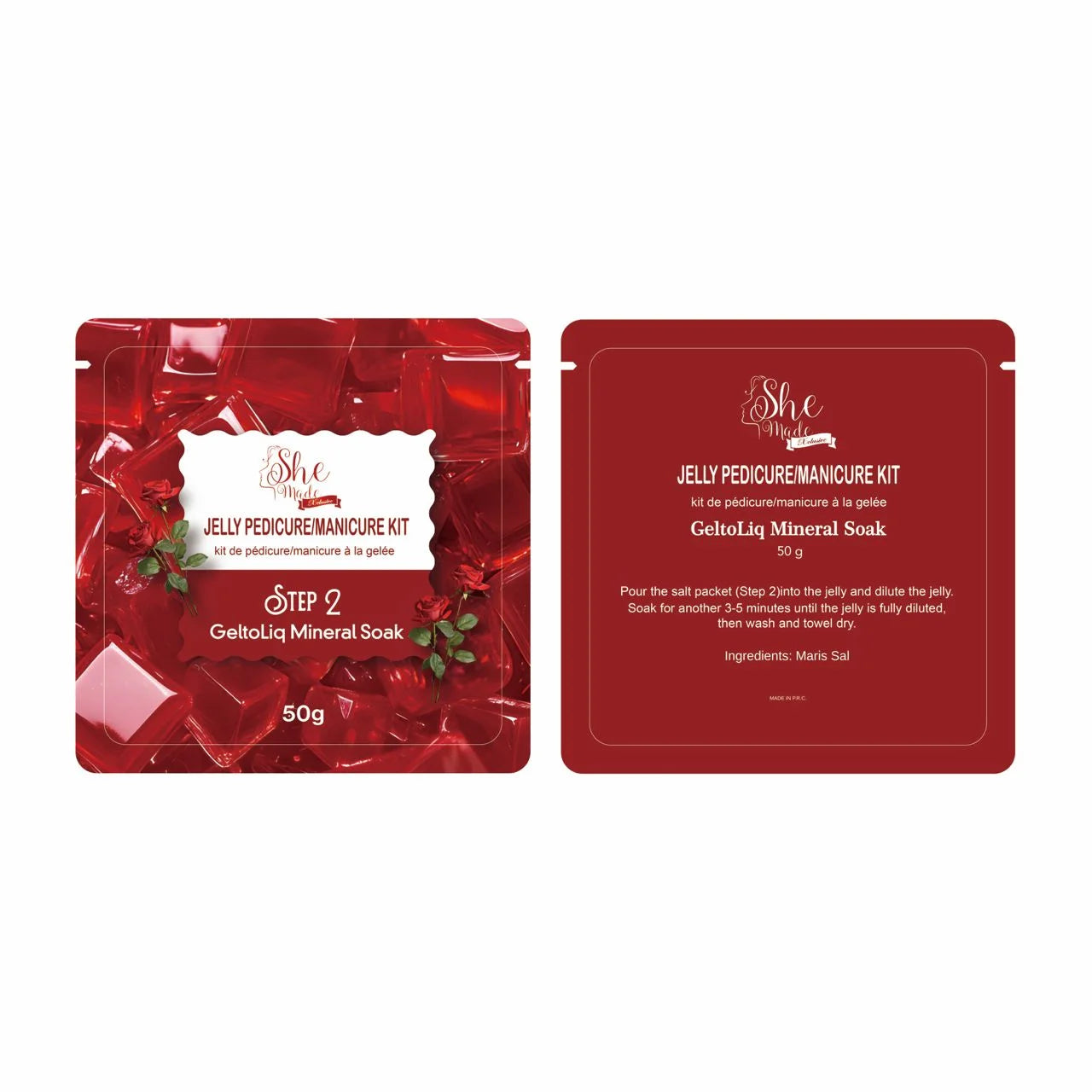 She Made Xclusive Jelly Pedicure Kit 5 step Spa