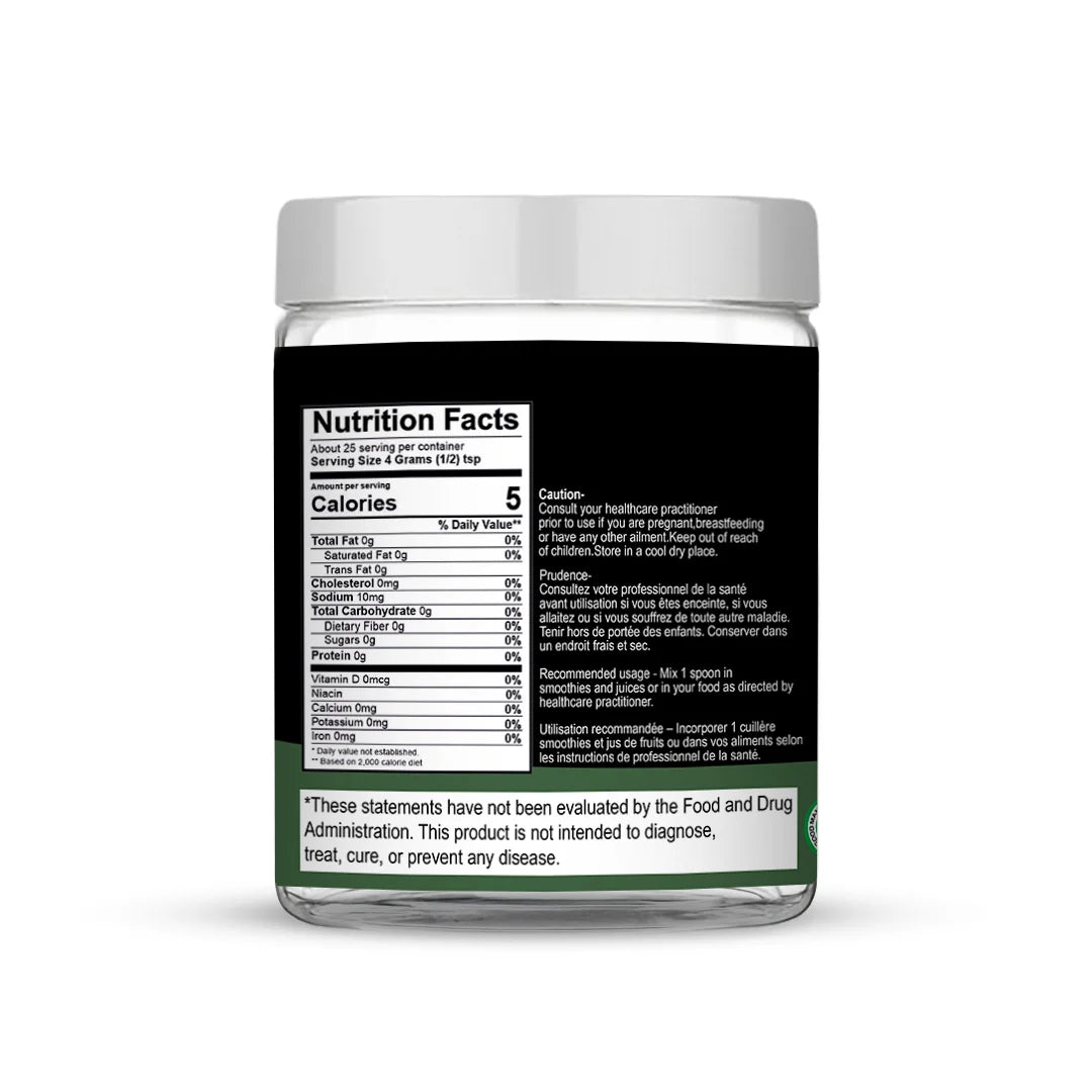 She Made Foods Aloe Vera Leaf Powder 100g Jar