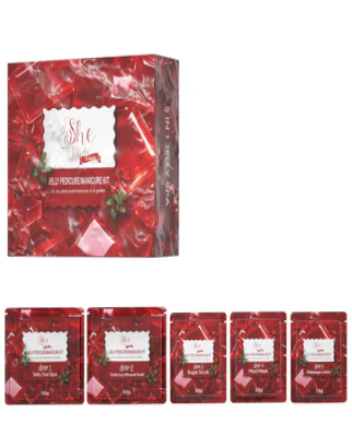 She Made Xclusive Jelly Pedicure Kit 5 step Spa