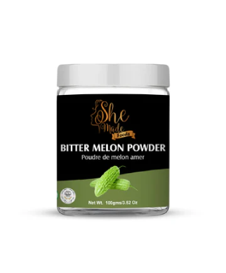 She Made Bitter Melon powder available in 100g Jar