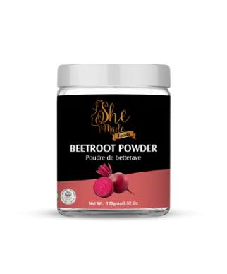 She Made Foods Beet Root Powder, Canadian Owned, Vegan available in 100g Jar