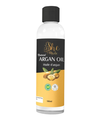 Argan Oil Hair Nourishment Serum, She Made, for Moisturizing and Shine 100g bottle