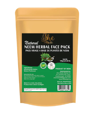 Natural Neem Herbal Face Pack, Purifying for Smooth, Clean and Refreshed Skin