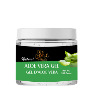 Natural Aloe Vera Gel, Vegan & Naturally Bio-Active, Soothing and Moisturizing for All Skin Types