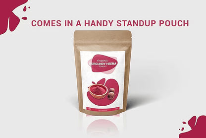 Pure Natural Burgundy Heena Powder for Hair Color