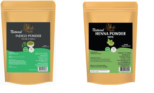 Combo pack Indigo and Heena